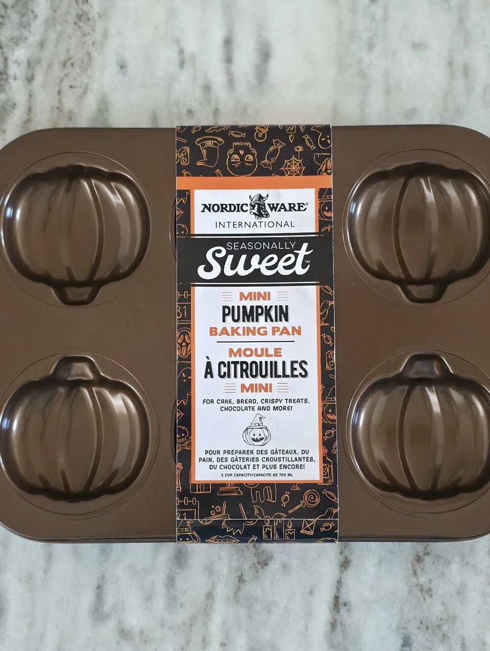 Nordic Ware | Seasonally Sweet Mini Pumpkin Baking Pan, Set of 2